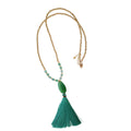 The Sticks and Stones Turquoise Tassel Necklace