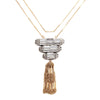 The Christine Crystal Long Necklace