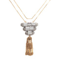 The Christine Crystal Long Necklace