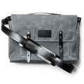 Waxed Canvas Messenger Bag Charcoal