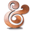 Premium Wood Ampersand 18"